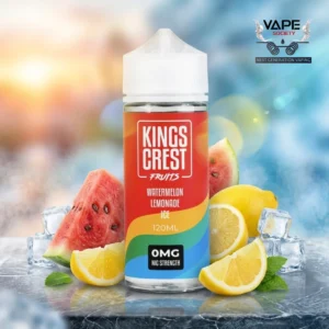 Kings Crest Watermelon Lemonade Ice 120ml Bottle