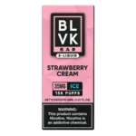 Blvk Strawberry Cream Iced 30ml Saltnic