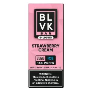 Blvk Strawberry Cream Iced 30ml Saltnic